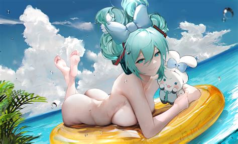 Omone Hokoma Agm Sanrio Vocaloid Cinnamiku Cinnamoroll Hatsune Miku Ass