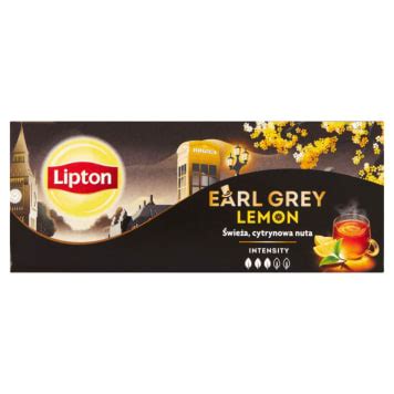 LIPTON Earl Grey Herbata Czarna Lemon 25 Torebek 50 G Frisco Pl