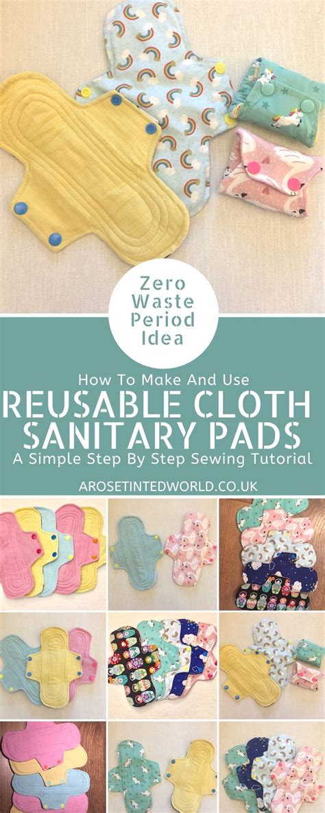 Reusable Sanitary Pads How To Make And Use Them ⋆ A Rose Tinted World