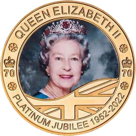 Amazon Yanghui Pcs Queen Elizabeth Ii Commemorative Coin