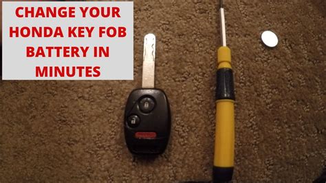 How To Replace Battery In Honda Crv Key Fob How Do I Replace