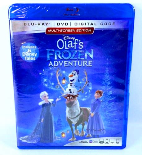 Olaf S Frozen Adventure Plus Disney Tales Blu Ray Dvd New Sealed