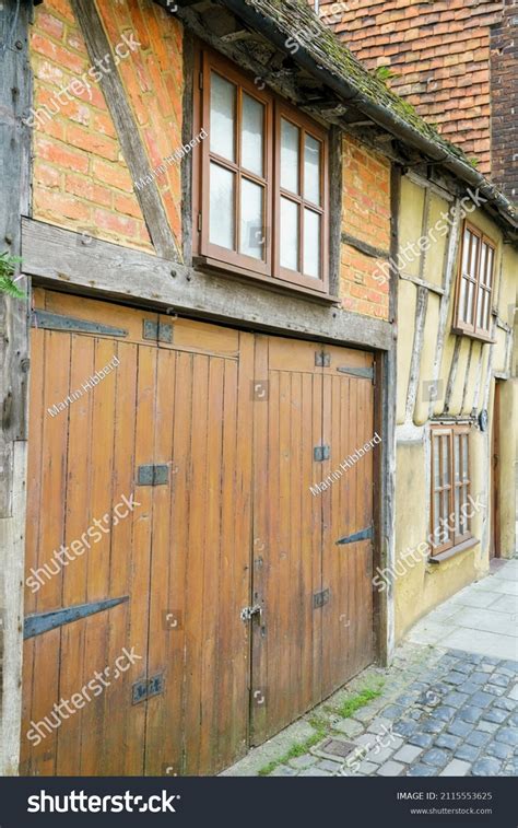 Medieval Building Facade Frontage Salisbury City Stock Photo 2115553625