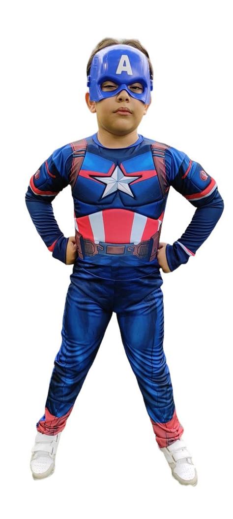 Fantasia Capitão America Infantil Factory Sale varsana