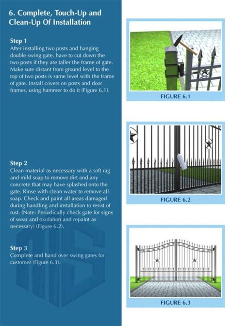 How To Install Double Swing Gates Metal Solutions Usa Llc