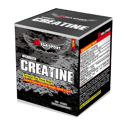 Mega Sport Creatine Monohydrate 60 Servings Power Store