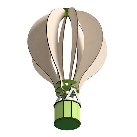 Hot Air Balloon Laser Cut Files Svgdxfpdfaicdreps Etsy