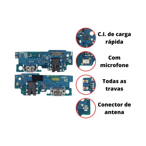 Placa Carga Galaxy A G A Turbo Pk Mobile A Sua