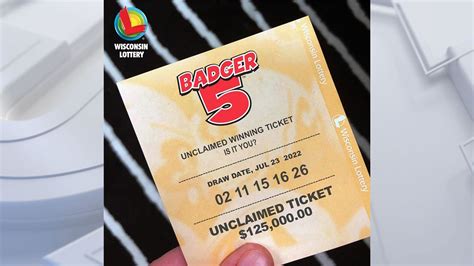 Unclaimed $125K Badger 5 lottery ticket sold in Mequon expires Jan. 19 ...