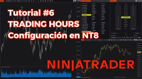 Cómo configurar el TRADING HOURS NinjaTrader 8 TUTORIAL