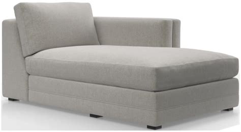 Lakeview Upholstered Right Arm Chaise Lounge Crate Barrel Canada