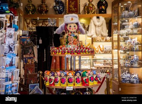 Moscow Russia Th October Russian Matreshka Dolls In The