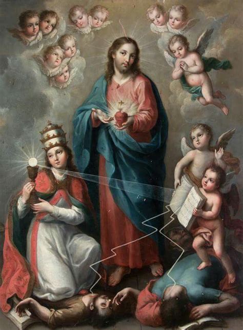 Andrés López Alegoría del Sagrado Corazón de Jesús Jesus painting