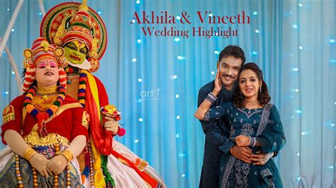 Latest Kerala Wedding Highlight Akhila Vineeth Weddings Bride