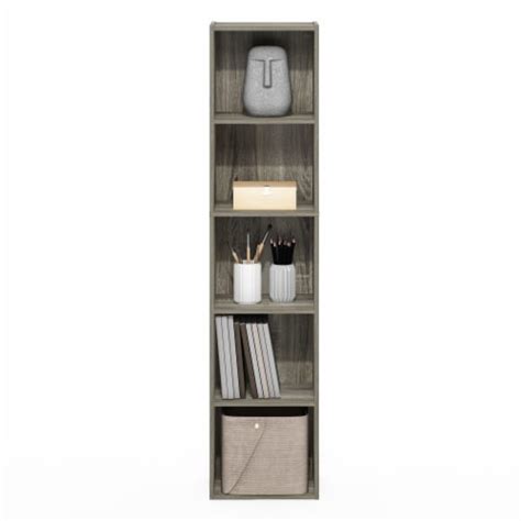 Furinno Pasir Tier Open Shelf Bookcase French Oak Fred Meyer