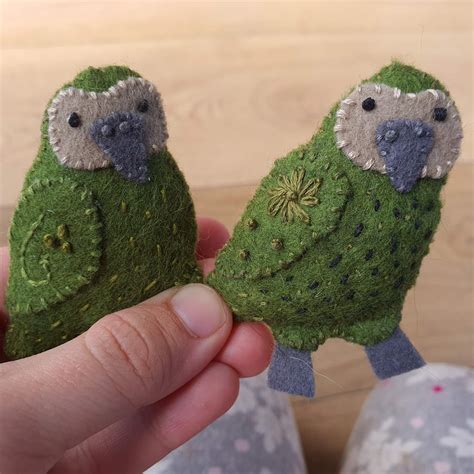Felt Kakapo Pdf Pattern Felt