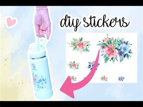 How To MAKE WATERPROOF STICKERS Super Easy Make Your Own YouTube