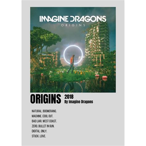 Album Cover Poster Origins By Imagine Dragons Shopee Malaysia