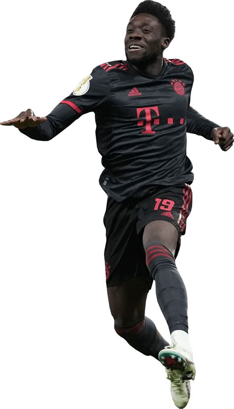 Alphonso Davies Bayern Munich football render - FootyRenders