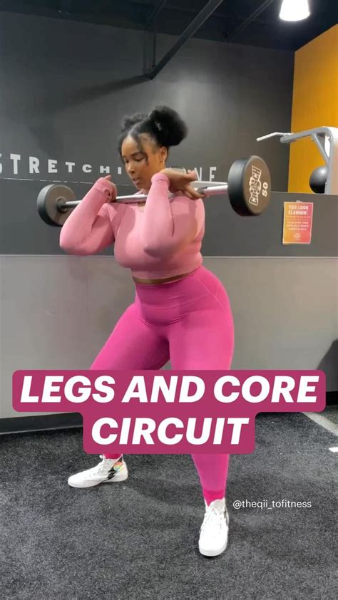 Try Out This Legs And Core Circuit Workout Videos Gym Workouts All