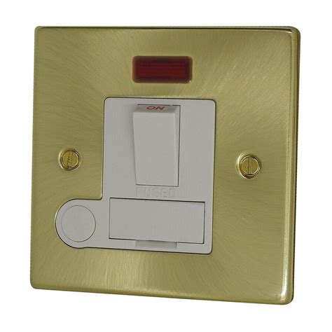 Brushed Satin Brass Light Switches Usb Plug Sockets Dimmer And Cooker Switches Ebay