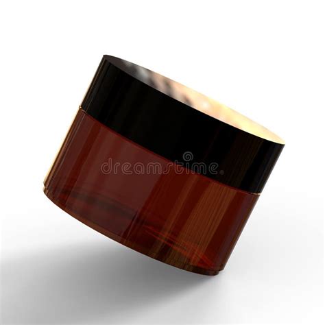 Cosmetic Bottle Mock Up On Isolated White Background 3d Illustration Stock Illustration