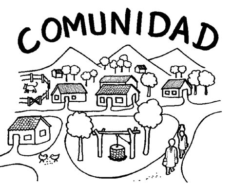 Imagenes De Comunidades Rural Y Urbana Para Colorear Imagui