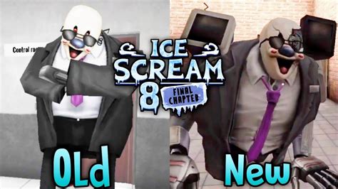 Boris In Ice Scream 4 Vs Boris In Ice Scream 8 YouTube