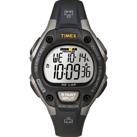 Timex Unisex Ironman Classic Black Gray Mm Sport Watch Resin