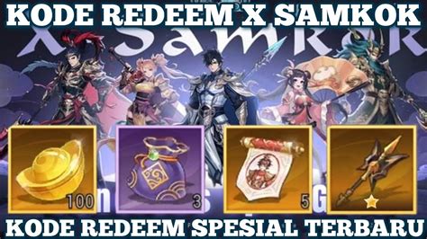 Kode Redeem Spesial X Samkok Agustus Gift Code X Samkok Terbaru