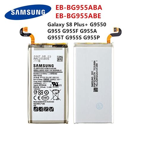 SAMSUNG Original EB BG955ABA EB BG955ABE แบตเตอร3500MAh สำหรบ