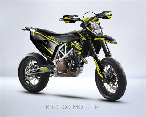 Husqvarna 701 SM Graphic Kit Colors Mixt Yellow Kitdeco Moto Fr