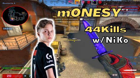 M0NESY 44Kills W NiKo Turboxgirl Inferno FACEIT Ranked Jan 13