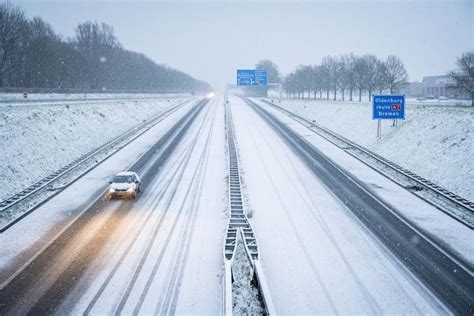 glad op de weg code oranje en sommige snelwegen dicht lindanl
