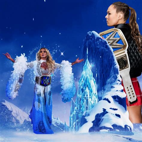 Charlotte Flair VS Ronda Rousey by PosterTheMoster on DeviantArt