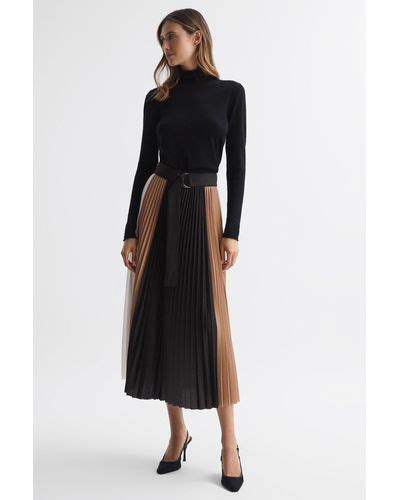 Black Reiss Skirts For Women Lyst