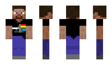 Fireithole Minecraft Skin 64x32 Steve