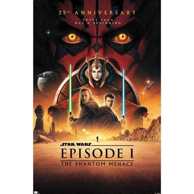 Trends International Star Wars: The Phantom Menace - 25th Anniversary ...