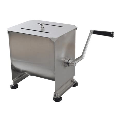 Hakka 20 Pound Capacity Tank Stainless Steel Manual Meat Mixer Mixing