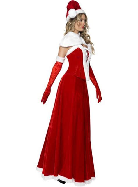 Mrs Claus Luxury Adult Costume The Coolest Funidelia