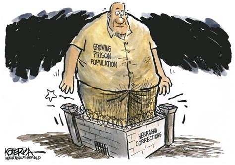 Jeff Koterbas Aug 20 Cartoon Nebraskas Crowded Prisons Opinion