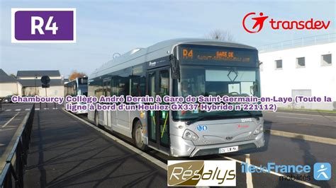 Ligne R Transdev Bdl Voyage Bord D Un Heuliez Gx Hybride N