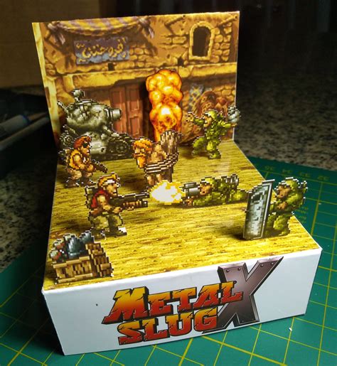 Metal Slug X D Cube Diorama Etsy