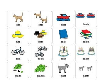 Plurals By Word Play Speech Therapy Resources Tpt