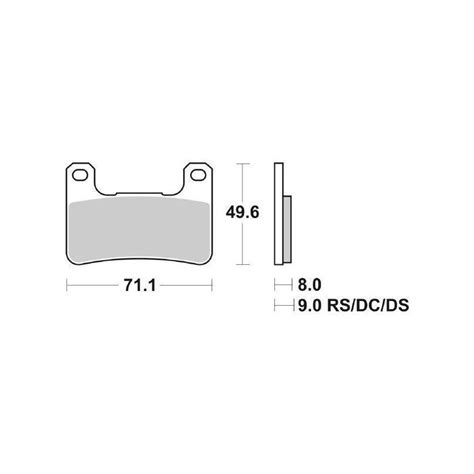 SET PASTIGLIE FRENO ANTERIORI SINTERIZZATE SBS 806 HS SUZUKI GSX R 1000