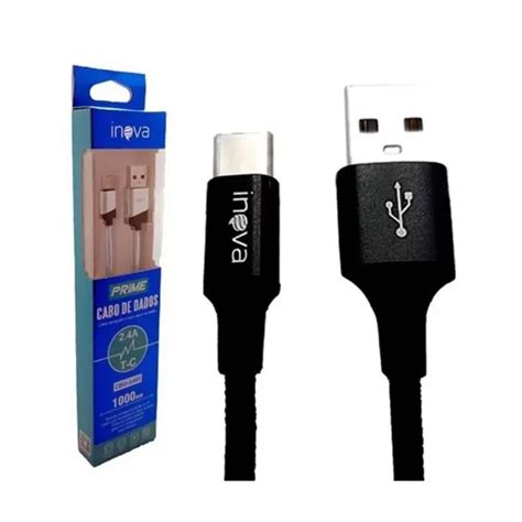 Cabo ORIGINAL INOVA 2 4A Type C Usb Carregar Rapidl 1 Metro Shopee