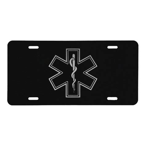 Ems Logo License Plate Swat Operator Usa