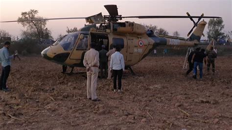 Iafs Alh Dhruv Makes Precautionary Landing In Gujarats Kevadia City