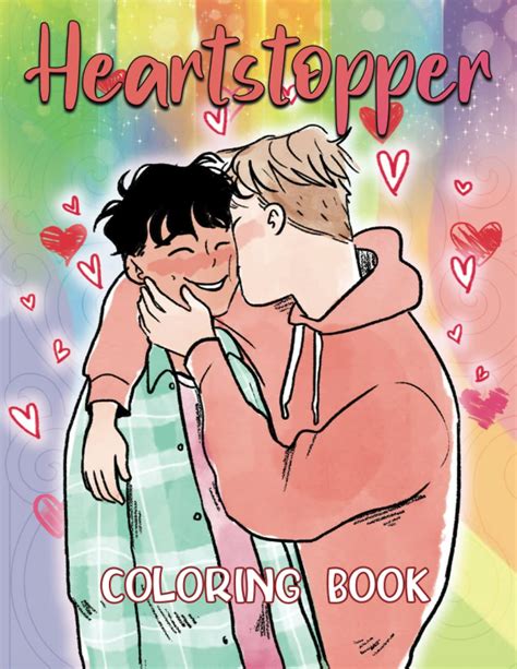 Heartstopper Coloring Book 30 Adorable Designs Relieving Books For