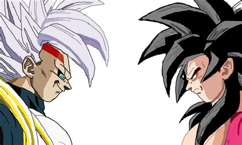 Dbz Goku Ssj4 Vs Baby Vegeta